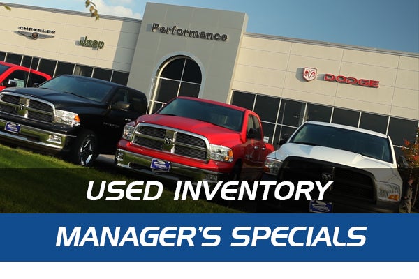 Used Inventory
Manager's Specials